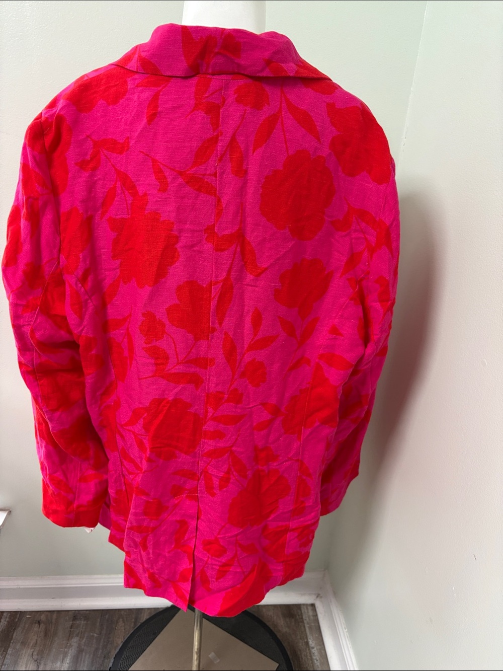 Women's 2X Classic Rose Blazer Kate Spade New York Target Collaboration Red Pink - Picture 10 of 10